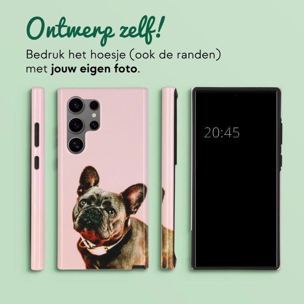 Ontwerp je eigen tough case Samsung Galaxy S24 Ultra - Wit