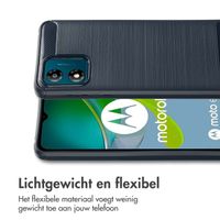 imoshion Brushed Backcover Motorola Moto E13 - Donkerblauw