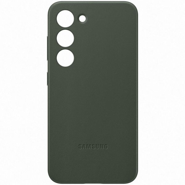 Samsung Originele Leather Backcover Samsung Galaxy S23 - Groen