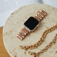 Burga Steel strap Apple Watch | 44/45/46/49 mm - Rose Gold