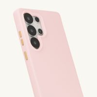 Selencia Rivièra MagSafe Backcover met afneembare haakjes Samsung Galaxy S25 Ultra - Sorbet Pink