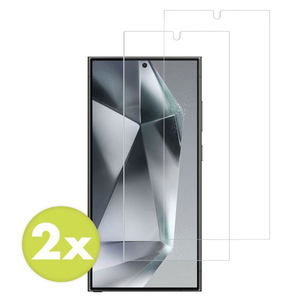 Accezz Gehard Glas Screenprotector 2-pack Samsung Galaxy S24 Ultra