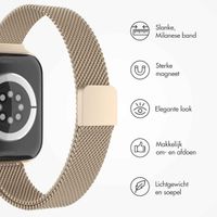 imoshion Slim Milanees bandje Apple Watch Series 1 t/m 9 / SE (38/40/41 mm) | Series 10 (42 mm) - Vintage gold