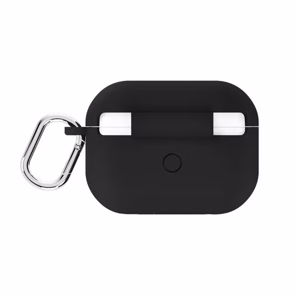 Holdit Solid Silicone Case Apple AirPods Pro / Pro 2 - Zwart