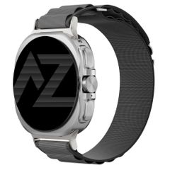 Accezz Nylon Alpine bandje Samsung Galaxy Watch Ultra 2 (2026) / Ultra (2024/2025) - Dark Grey
