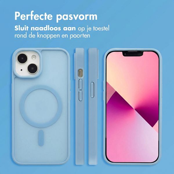 imoshion Color Guard Backcover met MagSafe Apple iPhone 14 / 13 - Lichtblauw