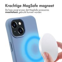 imoshion Color Backcover met afneembaar koord MagSafe Apple iPhone 15 - Ash Blue