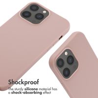 imoshion Silicone Case with Strap Apple iPhone 13 Pro Max - Sand Pink