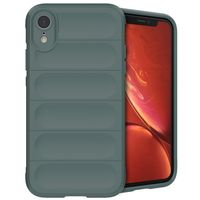 imoshion EasyGrip Backcover iPhone Xr - Donkergroen