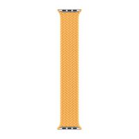 Apple Gevlochten solobandje Apple Watch | 44/45/46/49 mm - Maat 10 - Maize