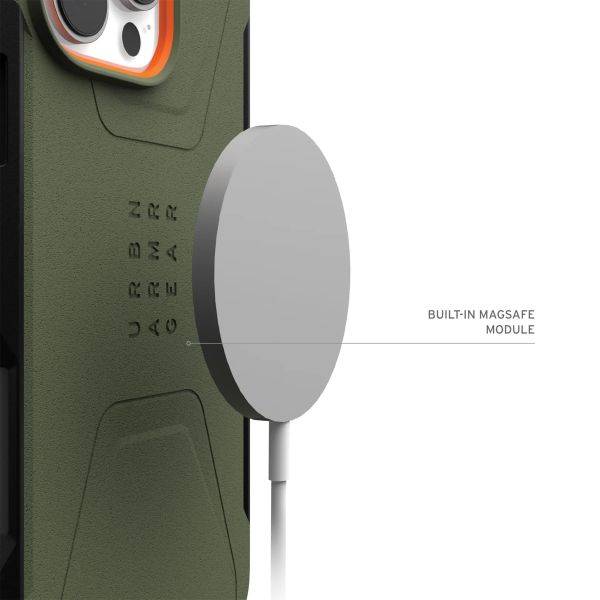 UAG Civilian Backcover MagSafe Apple iPhone 16 Pro - Olive Drab