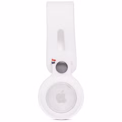 Decoded Siliconen Loop Apple AirTag - Wit
