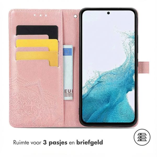 imoshion Mandala Bookcase Samsung Galaxy A36 - Rosé Goud