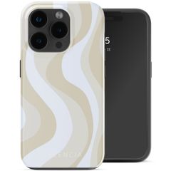 Selencia Vivid Backcover met MagSafe Apple iPhone 15 Pro Max - Desert Waves Beige