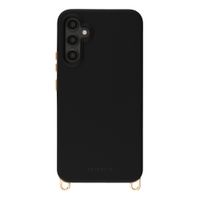 Selencia Rivièra MagSafe Backcover met afneembare haakjes Samsung Galaxy A34 (5G) - Velvet Black