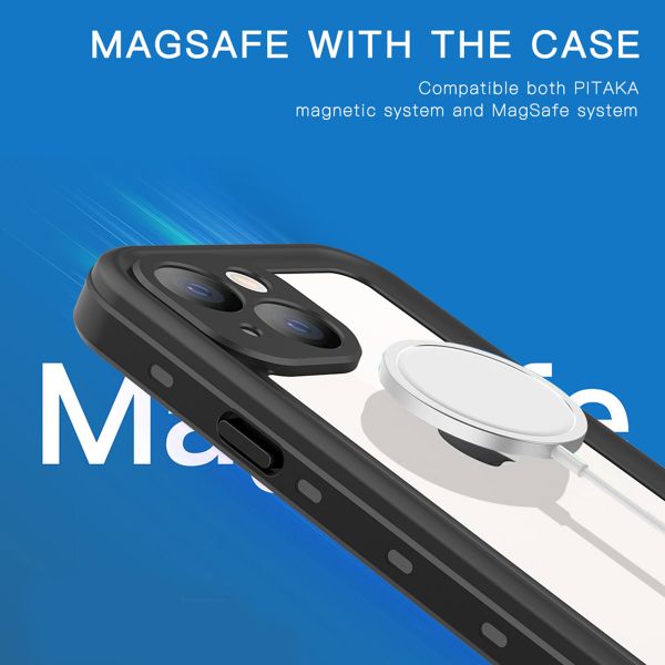 Redpepper Dot Plus Waterproof Backcover Apple iPhone 13 Mini - Zwart