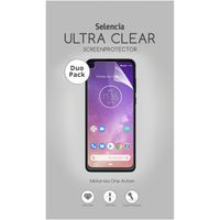 Selencia Duo Pack Ultra Clear Screenprotector Motorola One Action