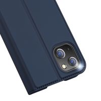 Dux Ducis Slim Softcase Bookcase iPhone 14 Plus - Donkerblauw