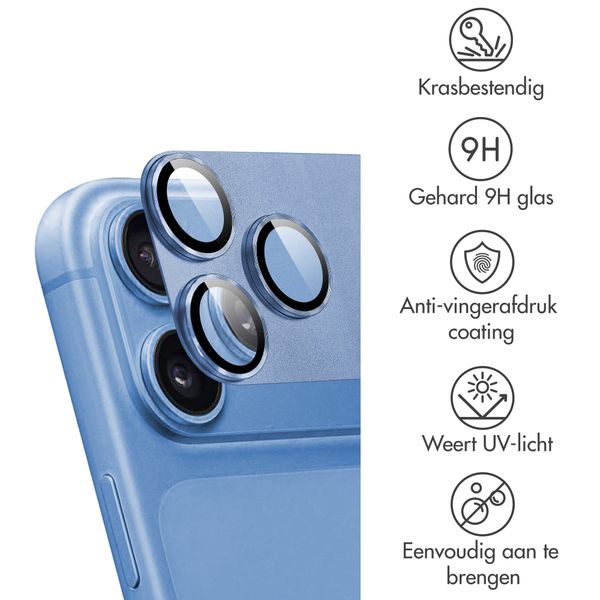 imoshion Camera Protector Glas 2 Pack voor de Apple iPhone 18 Pro Max - Light Blue
