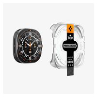 Spigen EZ FIT Glas.tR Screenprotector met applicator Samsung Galaxy Watch Ultra 2 - 47 mm - Transparant