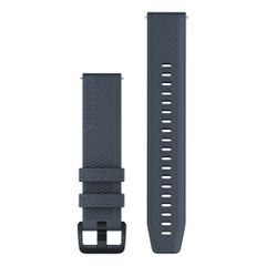 Garmin Siliconen bandje  - Garmin 20 mm aansluiting - Granite Blue
