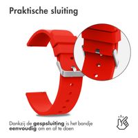 imoshion Siliconen bandje  - Universeel 24 mm aansluiting - Rood