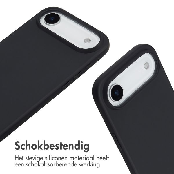 imoshion Siliconen hoesje met koord Apple iPhone Air - Zwart