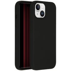 Accezz Liquid Silicone Backcover Apple iPhone 15 - Zwart