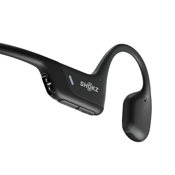 Shokz OpenRun Pro - Standaard maat - Open-Ear draadloze oordopjes - Bone conduction - Black