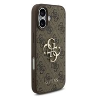 Guess 4G Metal Logo Backcover Apple iPhone 17 - Bruin