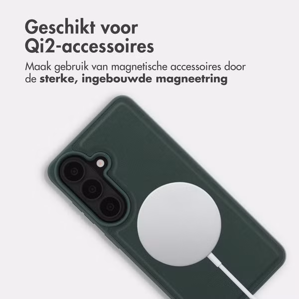 Accezz Edge Backcover met MagSafe Samsung Galaxy S26 - Groen