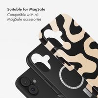 Selencia Vivid Back Cover with MagSafe Apple iPhone 17 - Art Wave Black