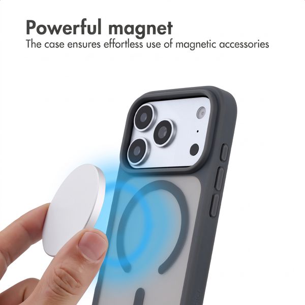 imoshion Colour Guard Case with MagSafe Apple iPhone 18 Pro / 17 Pro - Grey