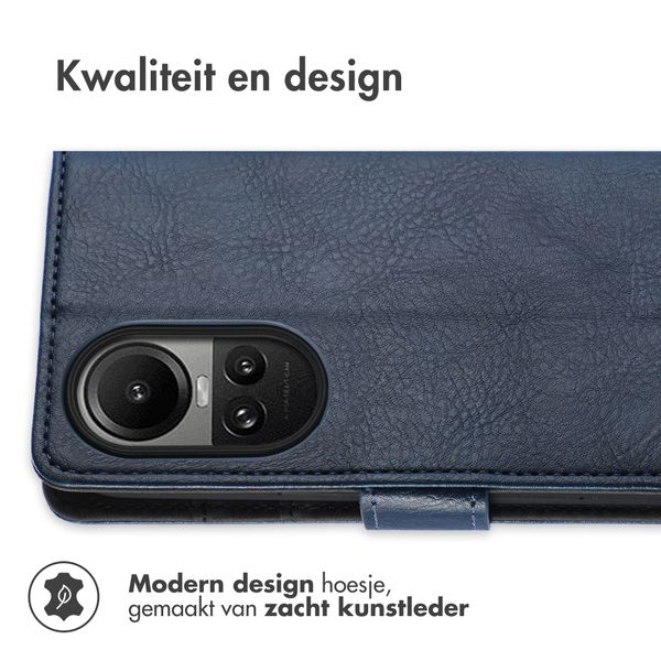 imoshion Luxe Bookcase Oppo Reno 10 / 10 Pro - Donkerblauw