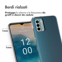 Accezz Clear Backcover Nokia G22 - Transparant