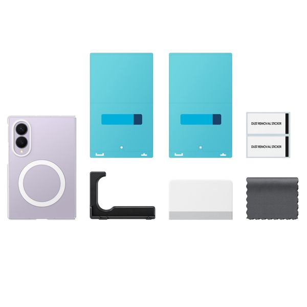 Samsung Clear Magnet Case Samsung Galaxy Z Fold 8 - Transparant