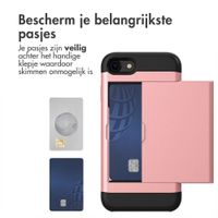 imoshion Backcover met pasjeshouder Apple iPhone SE (2022 / 2020) / 8 / 7 - Rosé Goud