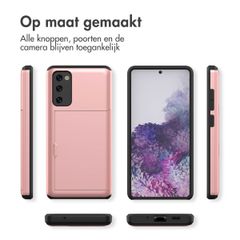 imoshion Backcover met pasjeshouder Samsung Galaxy S20 FE - Rosé Goud