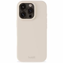 Holdit Silicone Case Apple iPhone 16 Pro Max - Light Beige