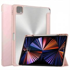 imoshion Trifold Hard Case Book Cover Apple iPad Pro 12.9 (2018/2020/2021/2022) - Pink