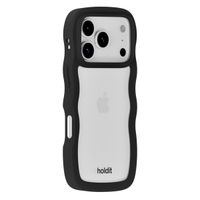 Holdit Wavy Case Apple iPhone 17 Pro - Black / Transparent