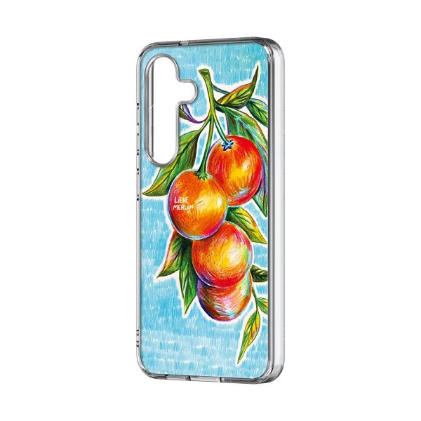 Samsung Hybrid Case Samsung Galaxy S25 - Lieve Merlijn / Mandarin