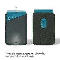 Accezz Leren Kaarthouder - Geschikt voor MagSafe en Qi2 - Cedar Green