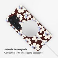 Selencia Vivid Back Cover with MagSafe Samsung Galaxy S26 Ultra - Choco Flower Pop