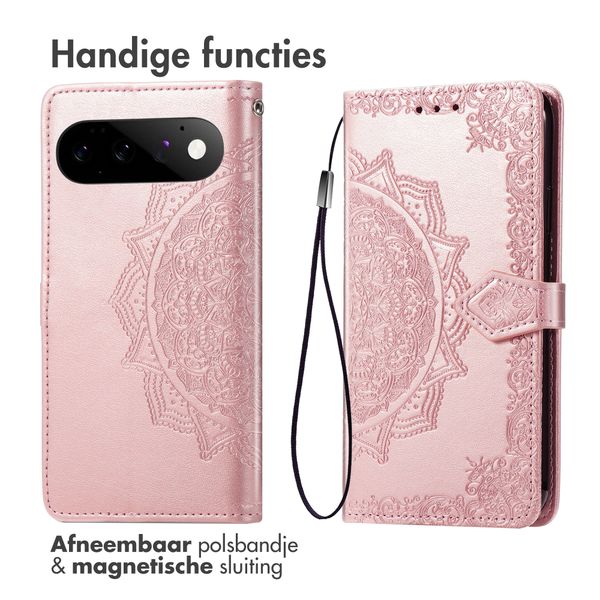 imoshion Mandala Bookcase Google Pixel 11 - Rose Gold