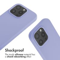 imoshion Silicone Case with Strap Apple iPhone 16 Pro - Purple