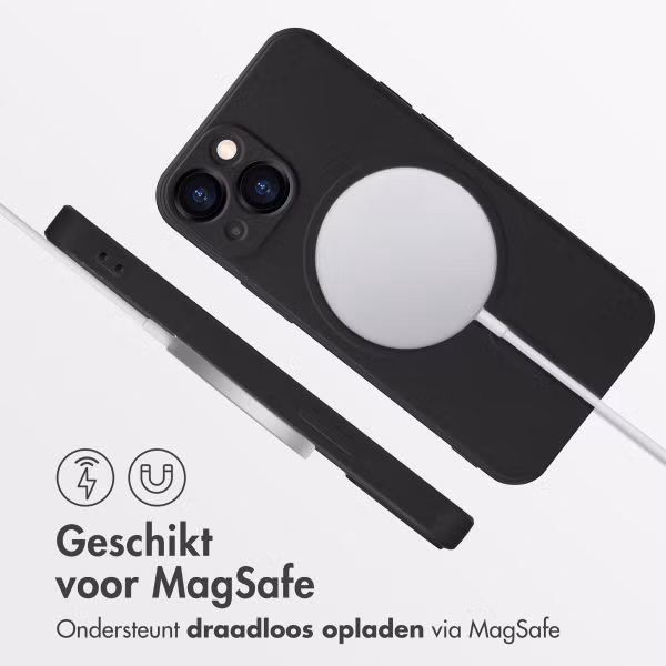 imoshion Color Backcover met MagSafe Apple iPhone 13 Mini - Zwart