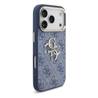 Guess 4G Metal Logo Backcover Apple iPhone 18 Pro / 17 Pro - Blue