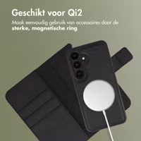 imoshion Uitneembare 2-in-1 Luxe Bookcase Samsung Galaxy S25 - Zwart