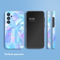 Selencia Vivid Tough Backcover Samsung Galaxy A35 - Holographic Blue Dream